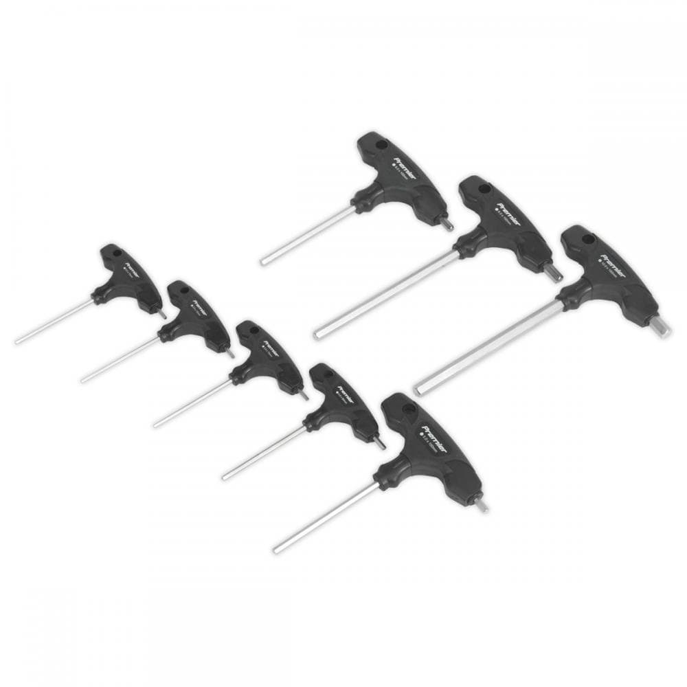 Sealey AK7143 Hex Key Set 8Pc T-Handle Metric