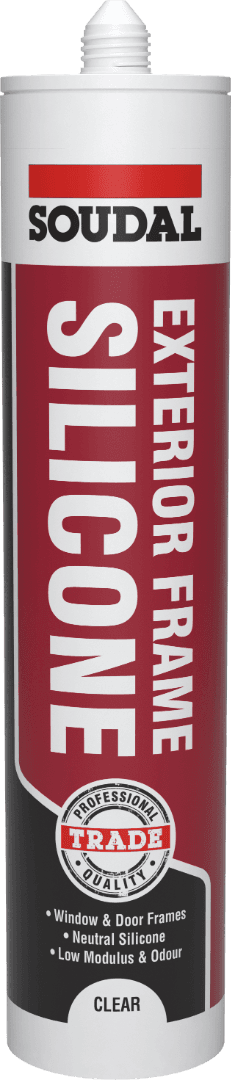 Soudal Exterior Frame Silicone Clear 270Ml 128453