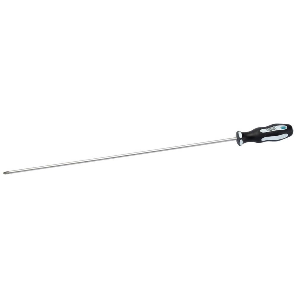 Draper Expert 63593 Pz Type Extra Long Reach Soft Grip Screwdriver No.2 X 450Mm each