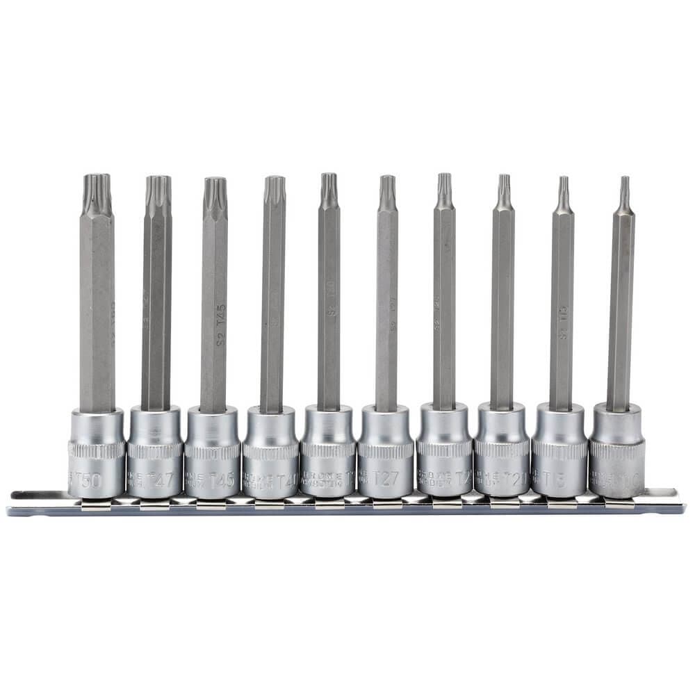Draper Expert 16310 Draper Tx-Star® Socket Bit Set 3/8in Sq. Dr. 100Mm (10 Piece) per set