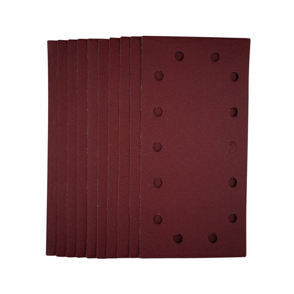 Draper 55865 1/2 Sanding Sheets With Hook And Loop 115 X 230Mm 240 Grit (Pack Of 10) each 1