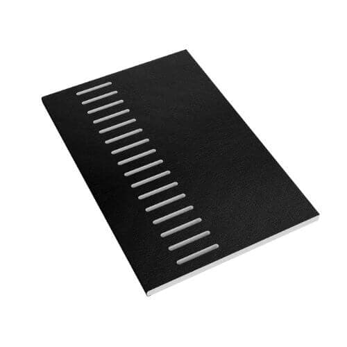 225mm Black Ash Woodgrain Vented Soffit Board - 10mm x 5mtr