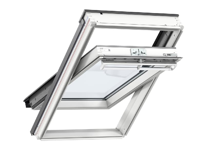 VELUX Centre Pivot Roof Window White Painted 1140 x 698mm GGL SK01 2070