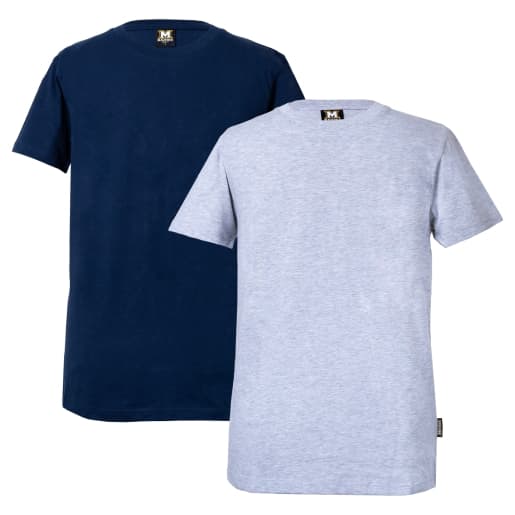 Maverick Twin Pack T-Shirts Navy / Grey - Large
