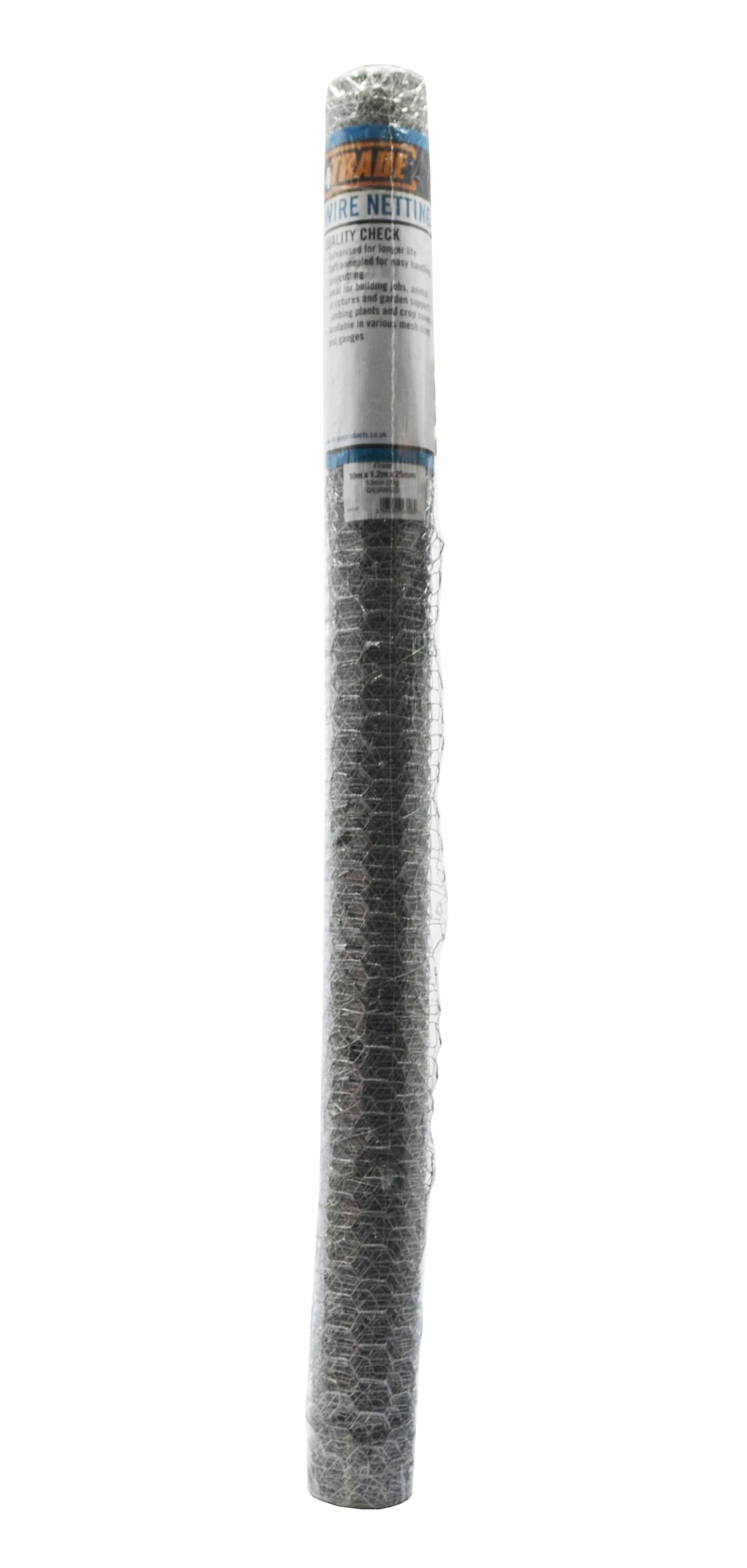4TRADE Galvanised Wire Netting 10m x 1200mm x 25mm