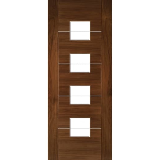 Deanta Valencia Prefinished Walnut Glazed 1981mm x 686mm x 35mm