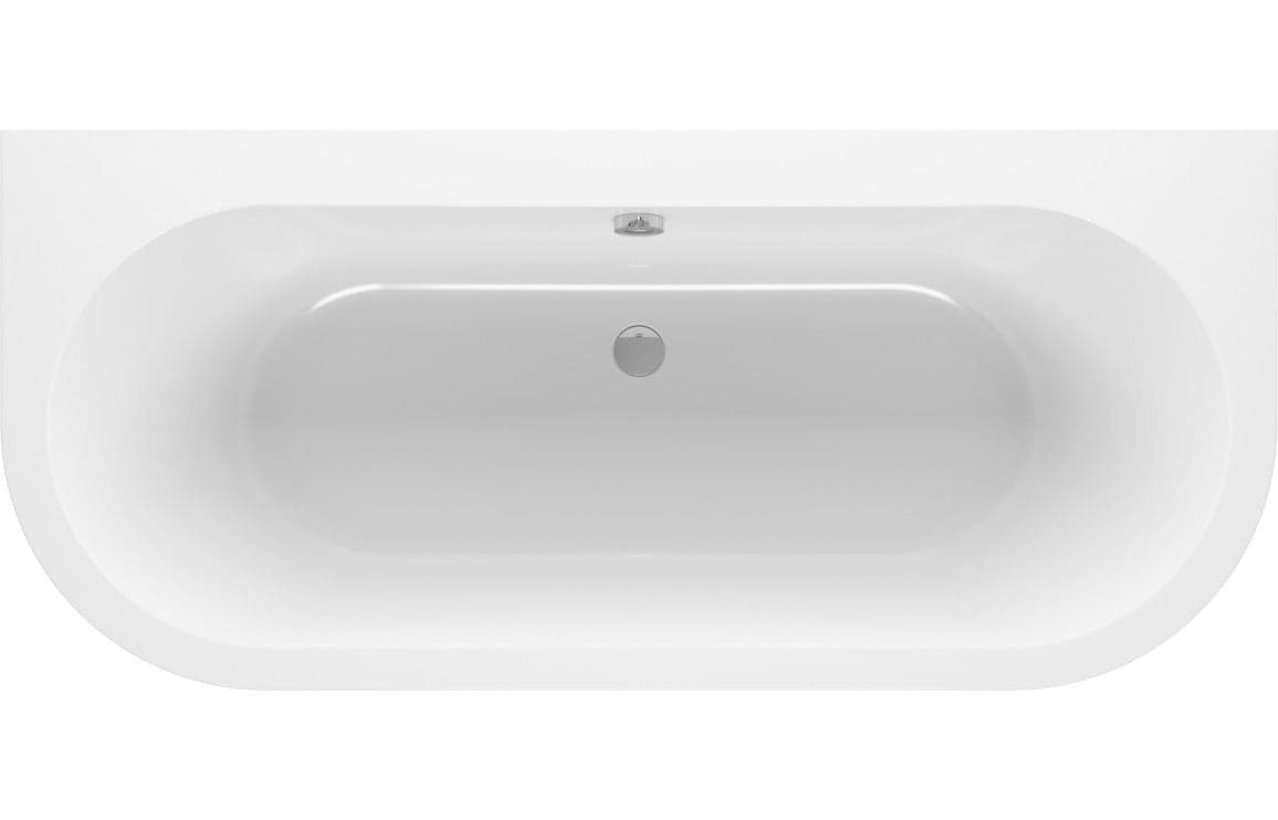 Trojan Curve D Shape Bath 1700x800mm