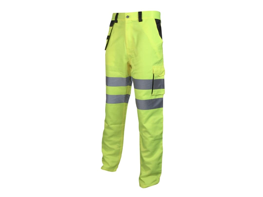 Scan Hi-Vis Holster Trouser Yellow - W37-38in SCAHVHTXL