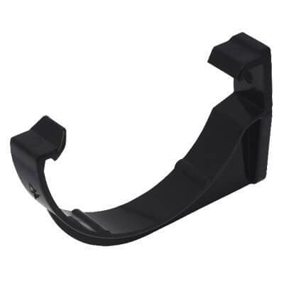 FloPlast Half Round Gutter Fascia Bracket - 112mm Black