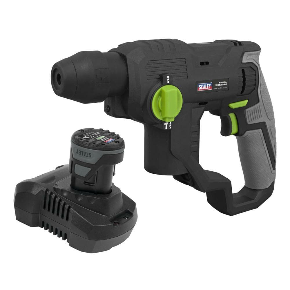 Sealey CP108VSDS Cordless Sds Plus Rotary Hammer Drill Kit 10.8V 2Ah Sv10.8