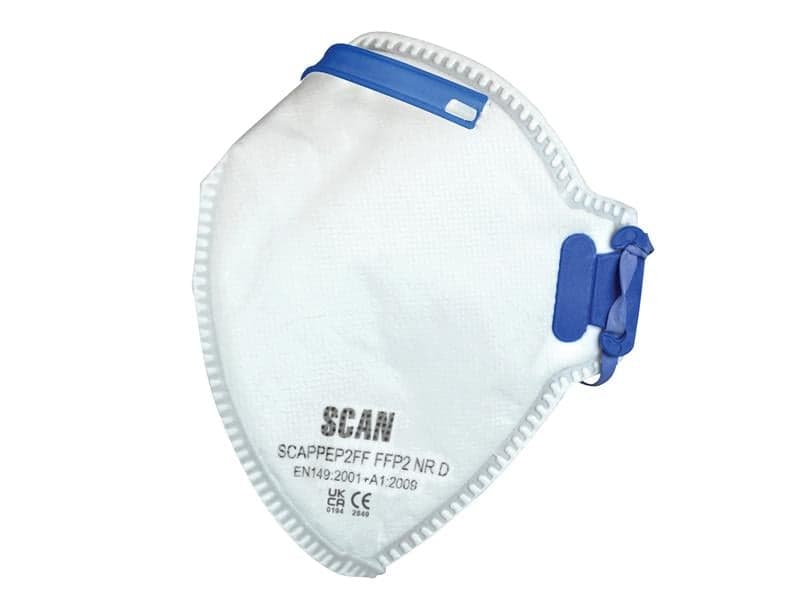 Scan DTC3XD-20 Fold Flat Disposable Mask Ffp2 Protection (Pack 20)