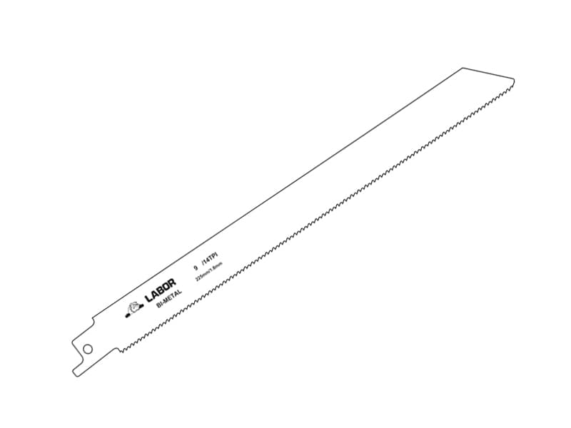 Labor Bim Reciprocating Saw Blades - Metal | 225Mm | Per 5 LABZBR00600