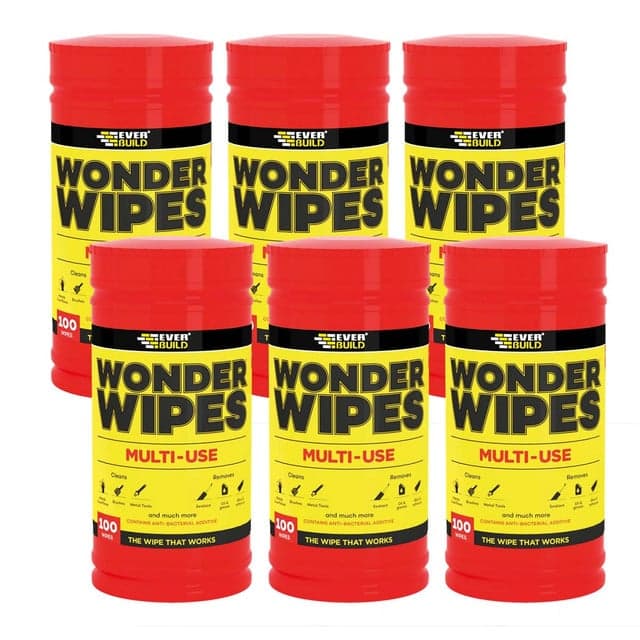 Everbuild Wipe80 Wonder Wipes Trade Tub Pack Of 6 Wipe80