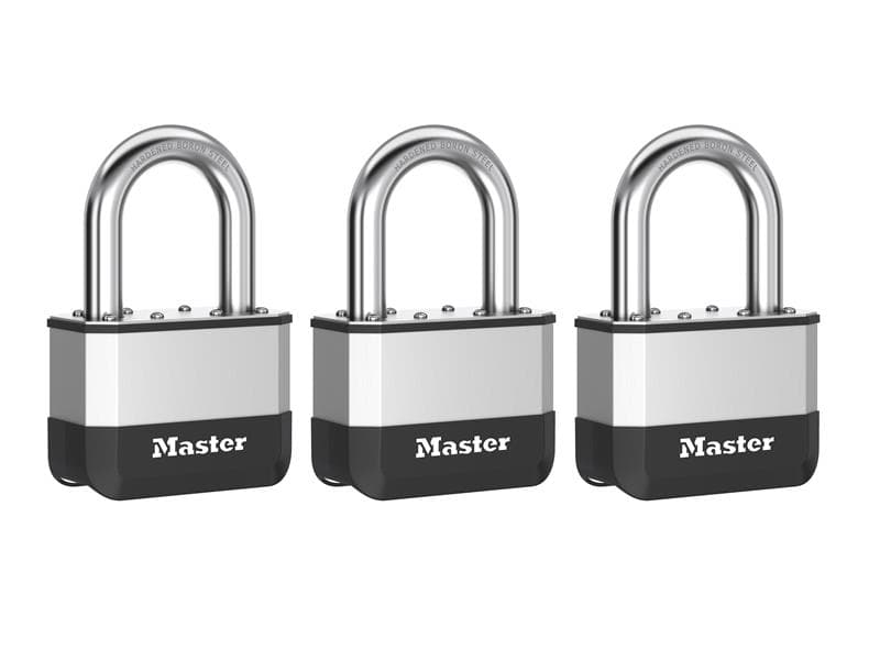 Master Lock PK15EURTLF Elite™ Laminated 67Mm Padlock - 38Mm Shackle (Pack Of 3)