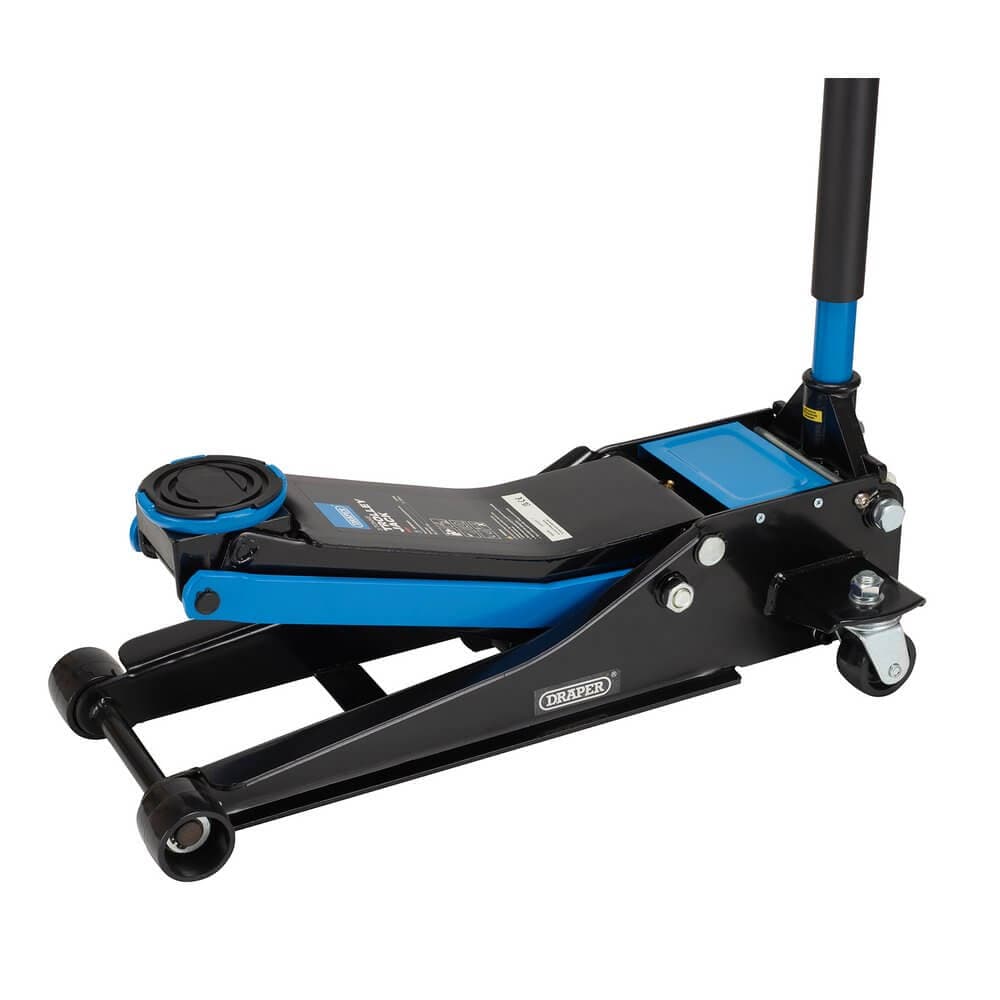 Draper Trolley Jack 3 Tonne Blue each 1 28481