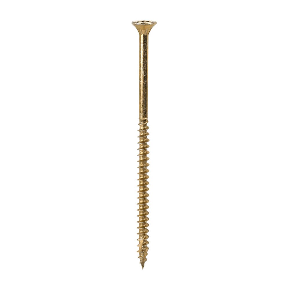 Timco 40080C2C C2 Clamp-Fix Multi-Purpose Premium Screws - Tx - Double Countersunk - Yellow 4.0 X 80 Box 200