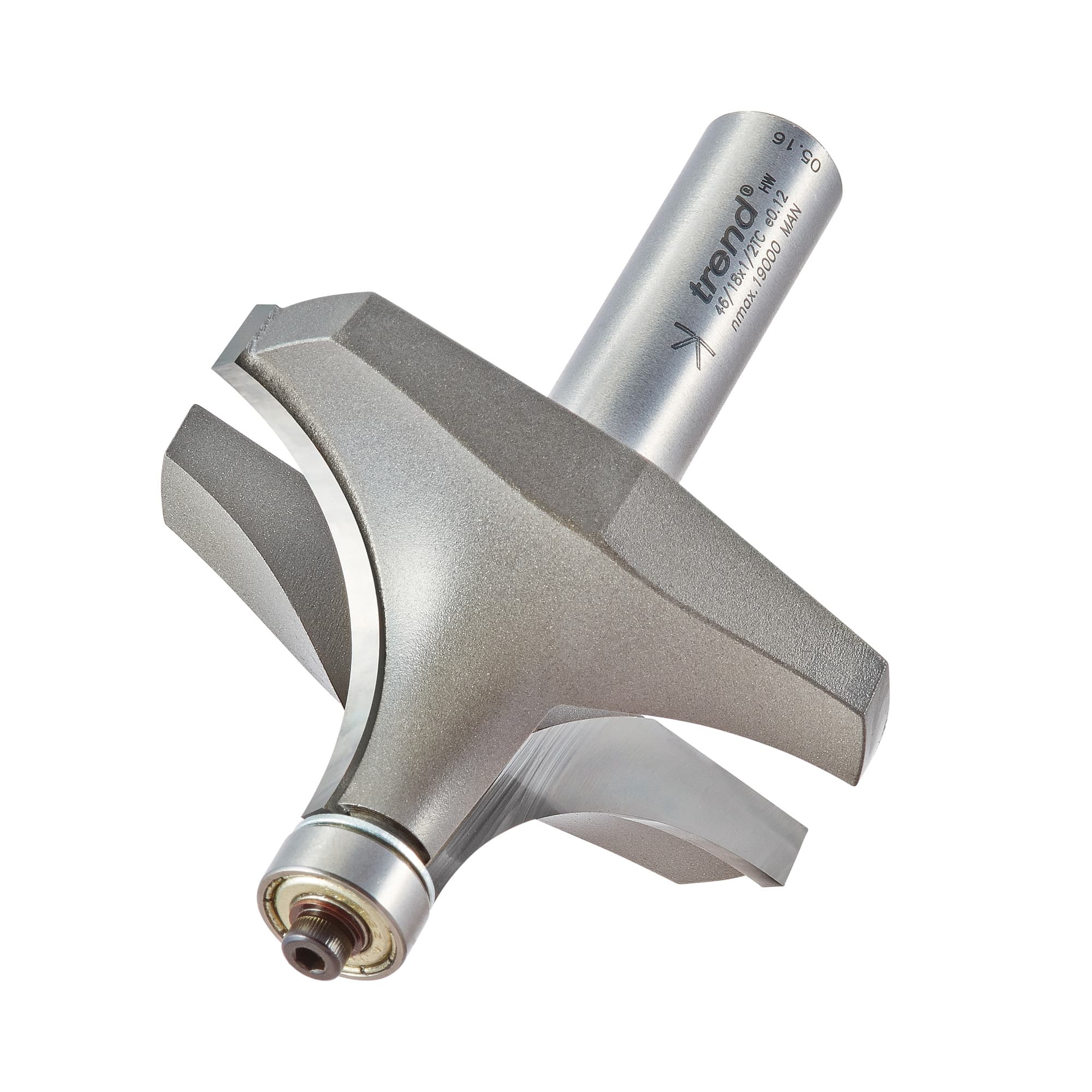 Trend Bearing Guided Ovolo Cutter 25.4Mm Radius Pk 1 46/18X1/2TC