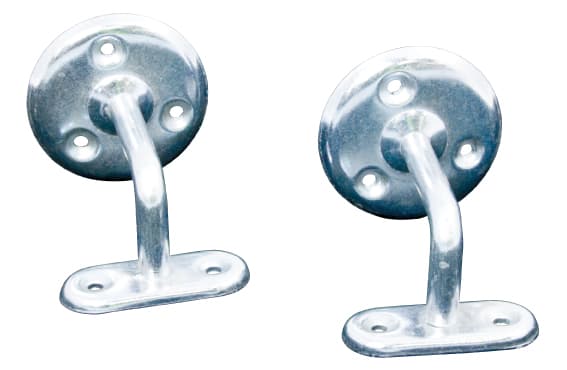 4Trade Handrail Brackets Zinc Plated 63mm Pack of 2
