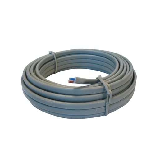 4TRADE 6242Y 1.0mm Twin & Earth Cable Grey 10m