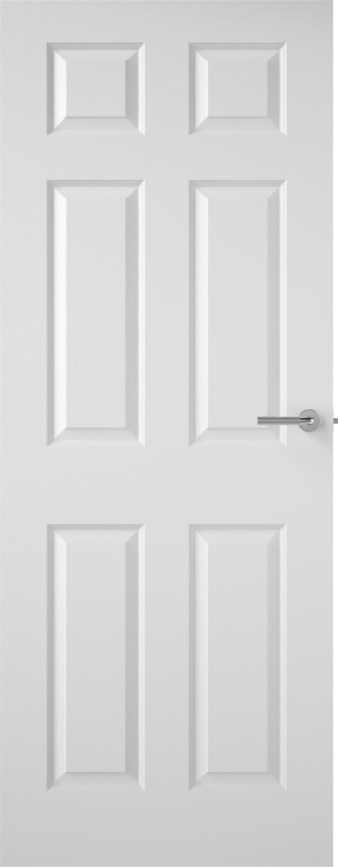 Premdor Moulded 6-Panel Textured Grain Medium Weight Door 1981 x 711 x 35mm