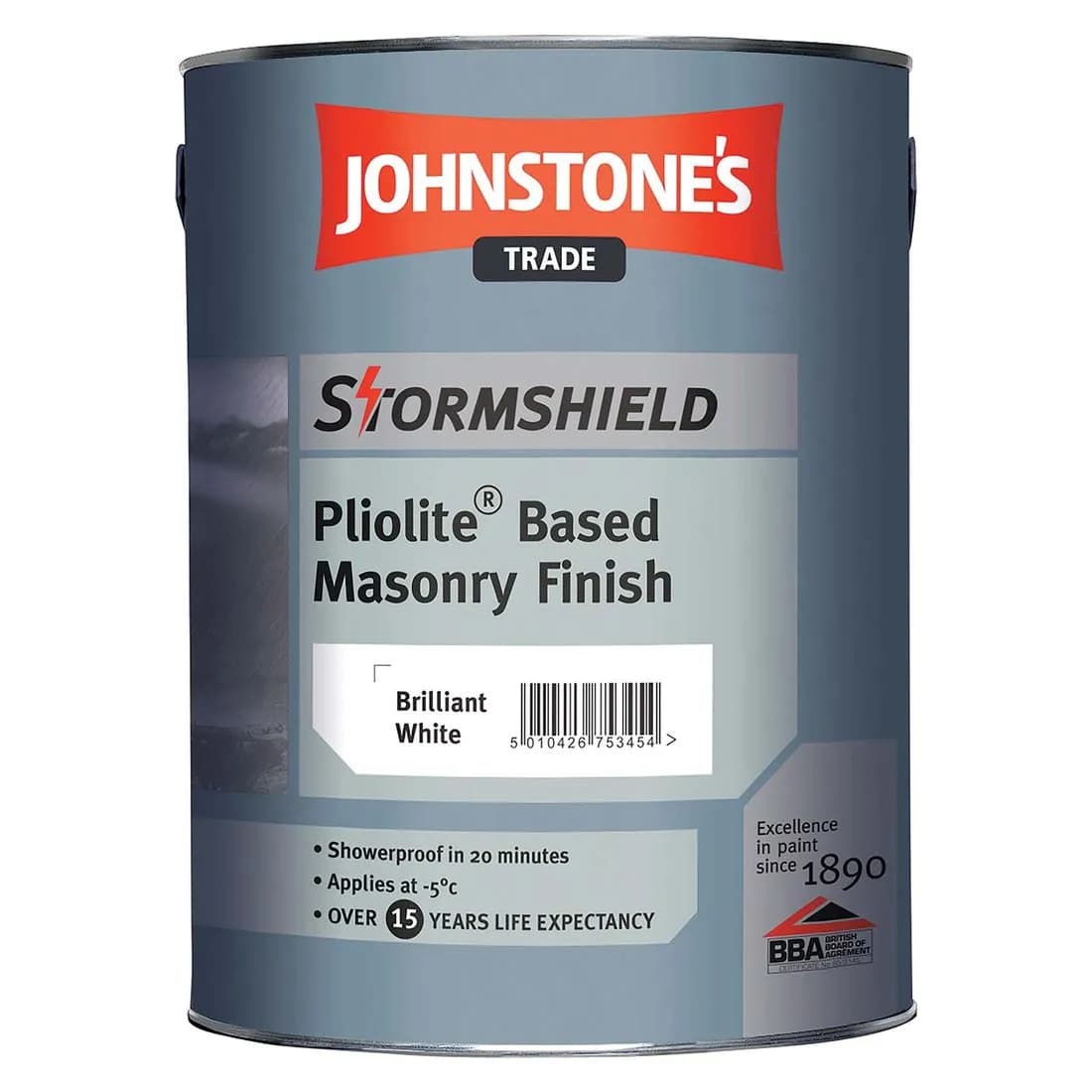 Stormshield Pliolite Masonry Brilliant White 5L