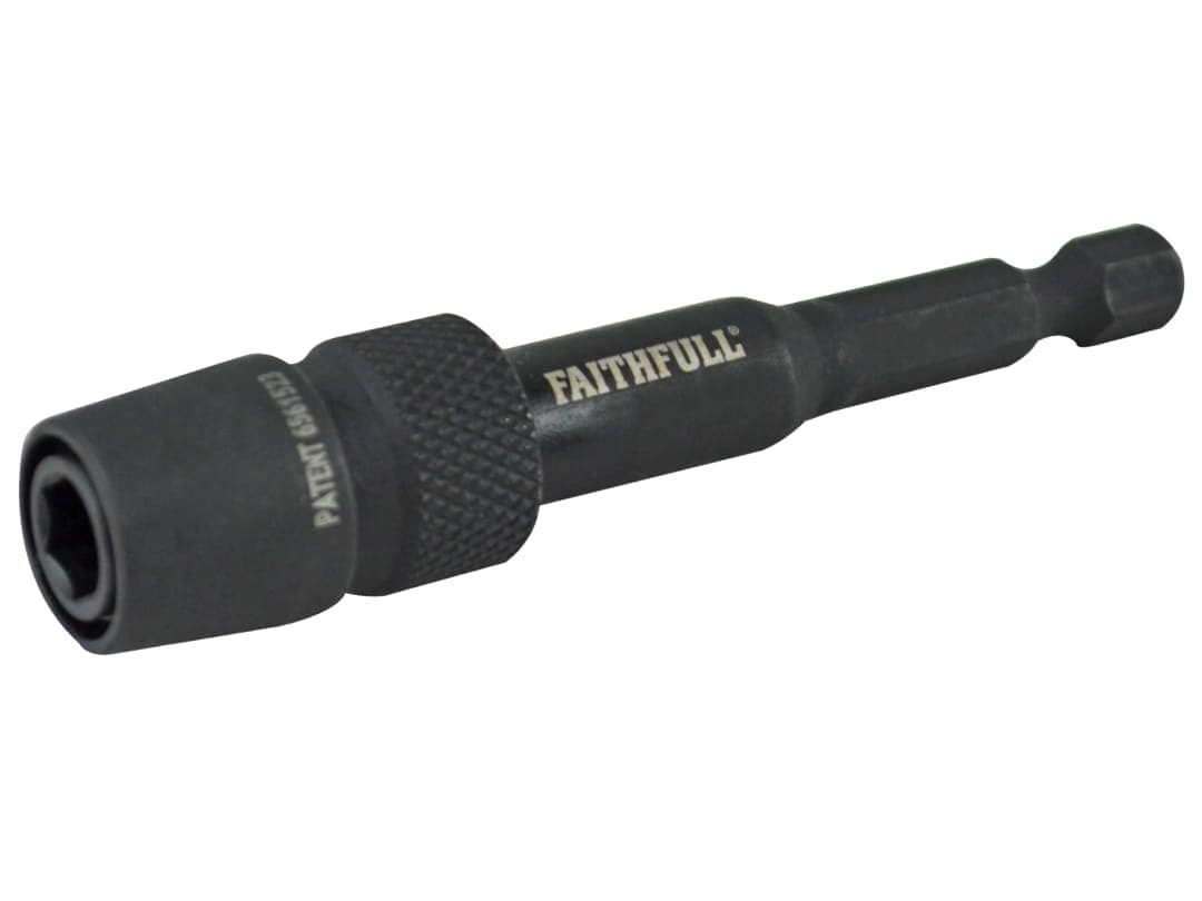Faithfull Impact Rated Universal Bit Holder 75mm FAISBMBH75U