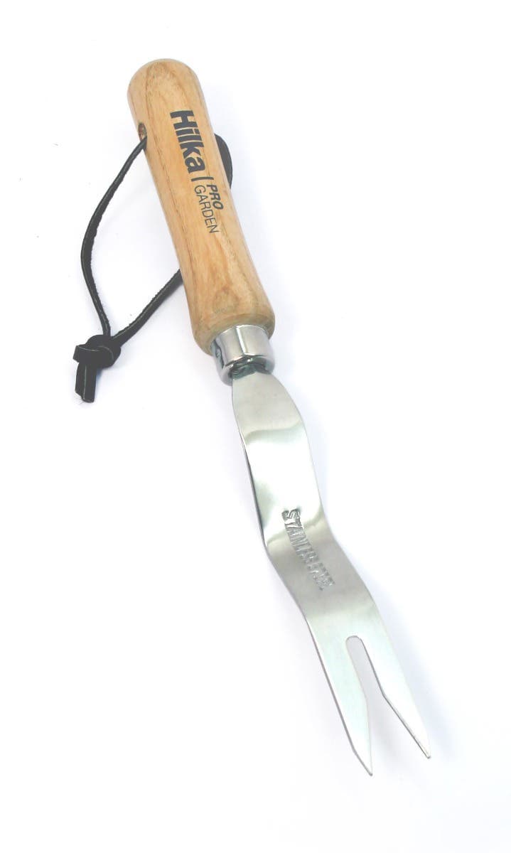 Hilka Gardening Weeder - Stainless Steel - Hardwood Handle