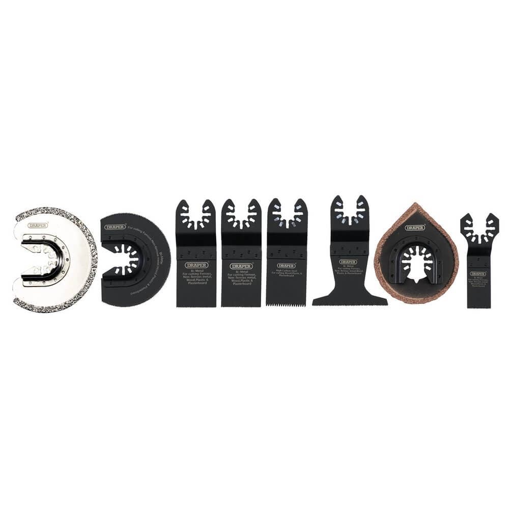 Draper 70480 Oscillating Multi-Tool Blade Set Including Ceramics (8 Piece) per set