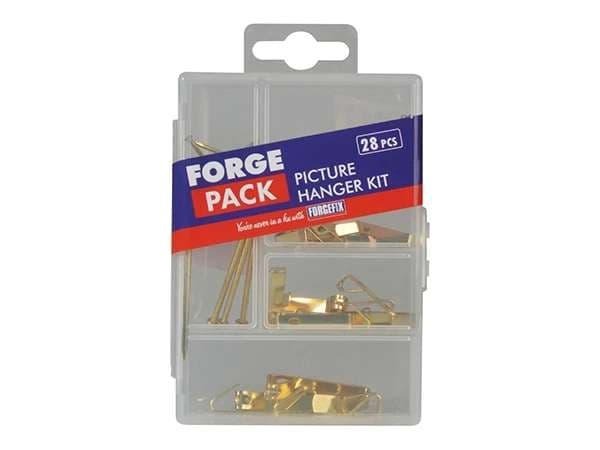 Forgepack Picture Hooks - Kit Assorted (Pack Of 28Pc) FPPICTSET