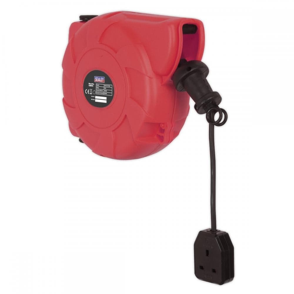 Sealey CRM101 Cable Reel System Retractable 10M 1 X 230V Socket