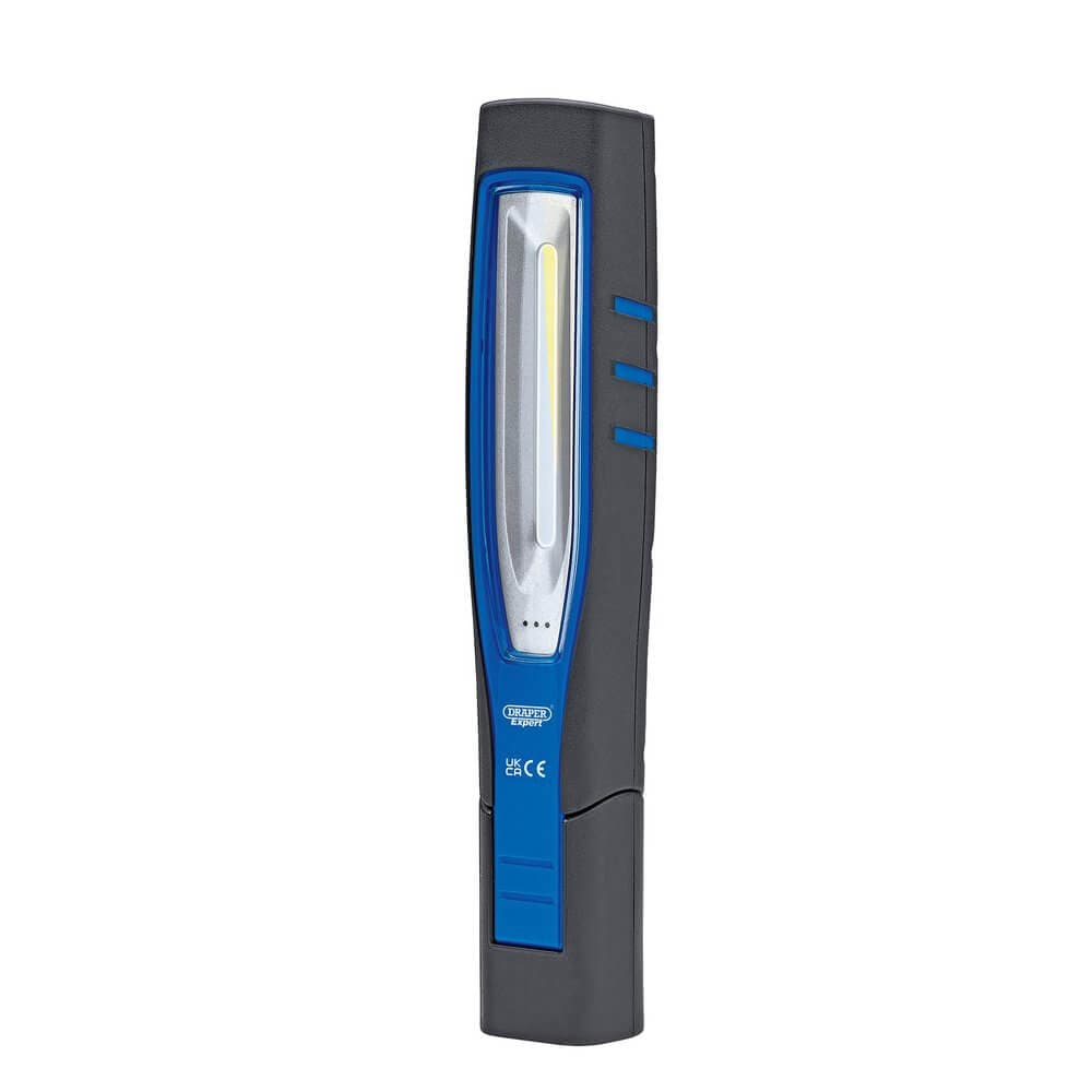 Draper Expert Cob/Smd Led Wireless/Usb Rechargeable Folding Inspection Light 7.5W 1000 Lumens Usb-C Cable Supplied Pk 1 23844