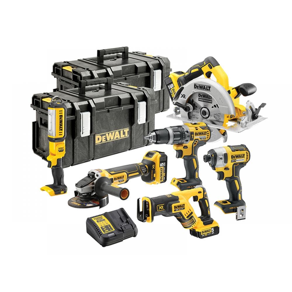 Dewalt DCK623P3-GB Dck623P3 18V Xr Brushless Kit 6 Piece
