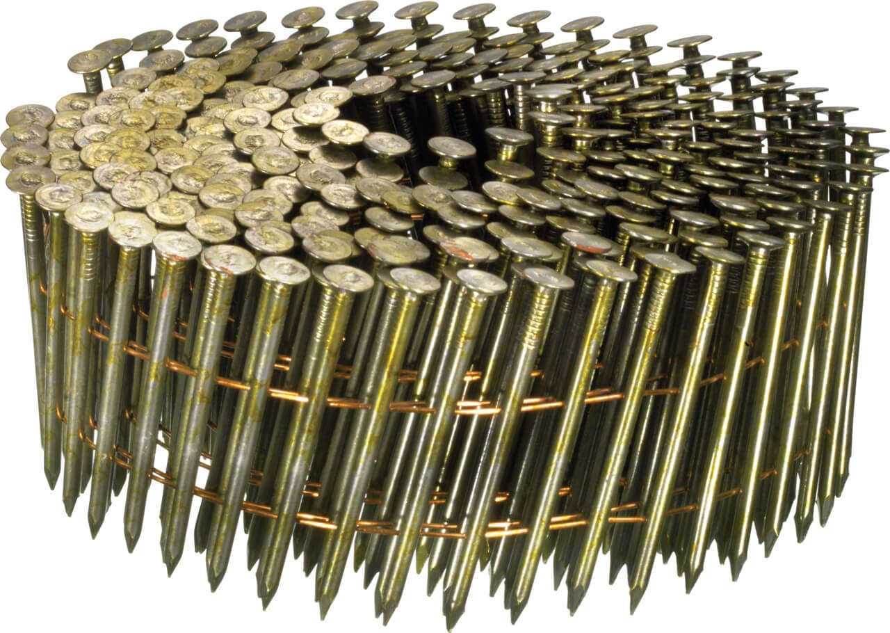 Senco BJ21AABF Coil Nail Flat Galv Smooth 2 5X50Mm