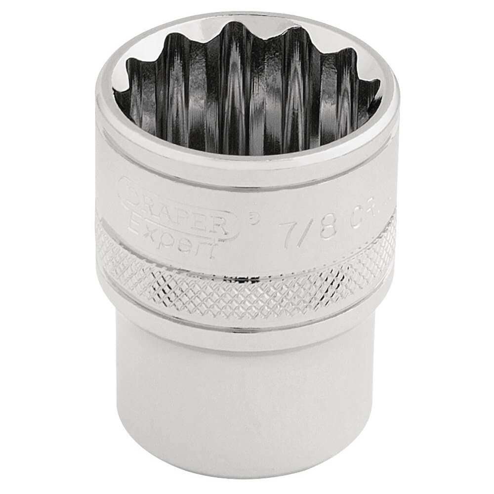 Draper Expert 33661 Hi-Torq® 12 Point Socket 1/2in Sq. Dr. 7/8in each