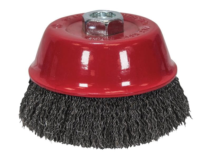 Faithfull 0110014130 Wire Cup Brush 100Mm M14X2 0.30Mm Steel Wire