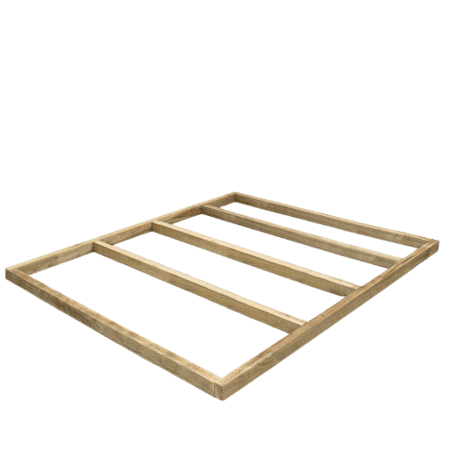 Shed Base 7ft x 7ft Installed