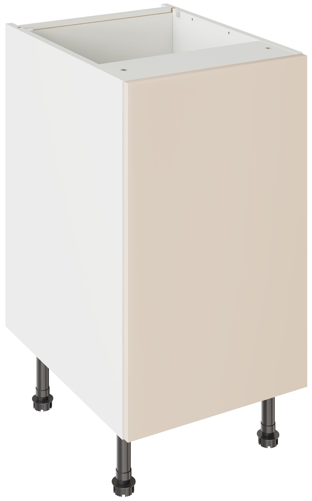 Kitchen Kit Flatpack 450 Base Kitchen Cabinet Slab Supermatt Cashmere