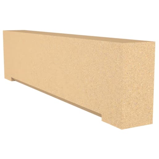 Forticrete Brown Aggregate Head Chamfered DH4 Bath, Size: 890x100x215mm