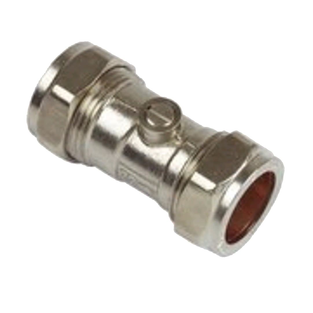 Travis Perkins 22mm Isolating Valve Chrome