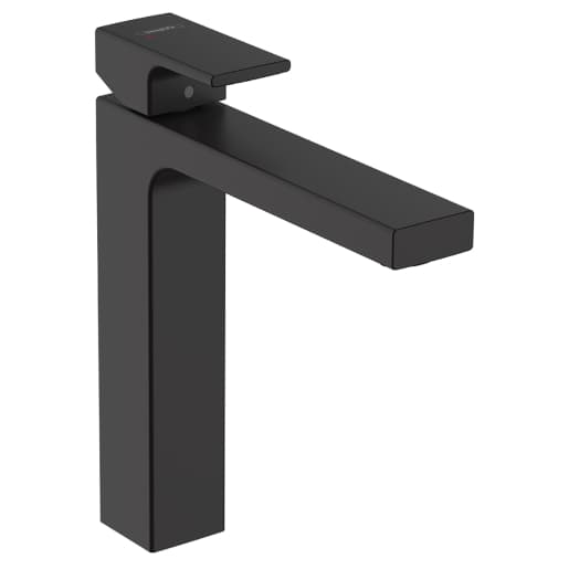 Hansgrohe Vernis Shape Single lever basin mixer 190 without waste set - Matt Black - 71591670