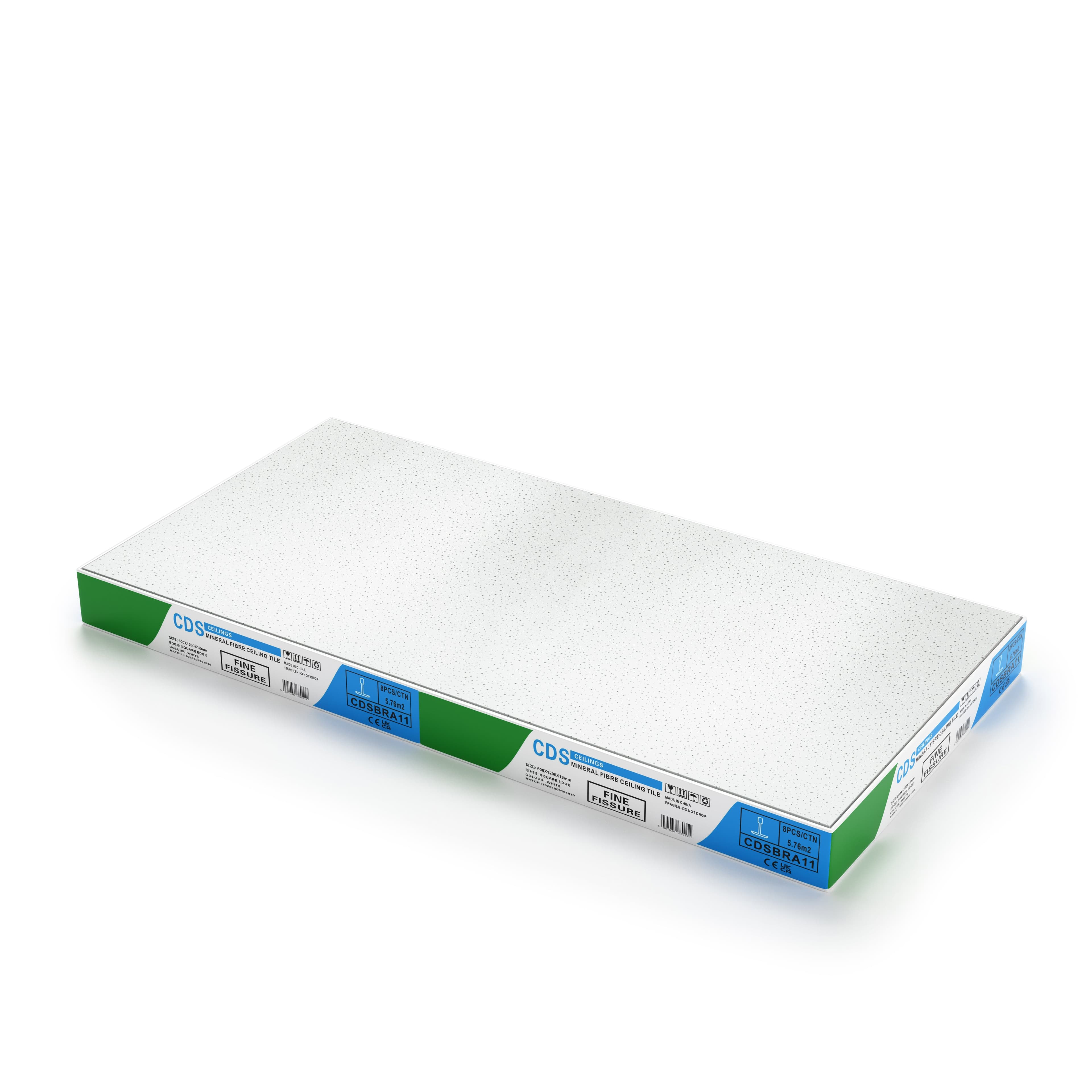CDS Fine fissure none directional pattern suspended ceiling tile 1195 X 595 ( 1200 X 600 ) FREE DELIVERY