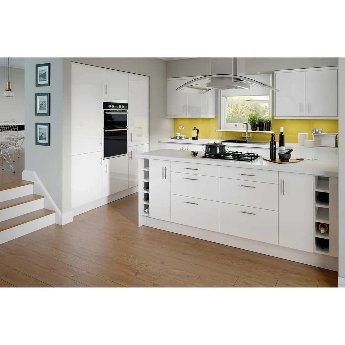 Paris White 635 Cnr Wall L-Shape