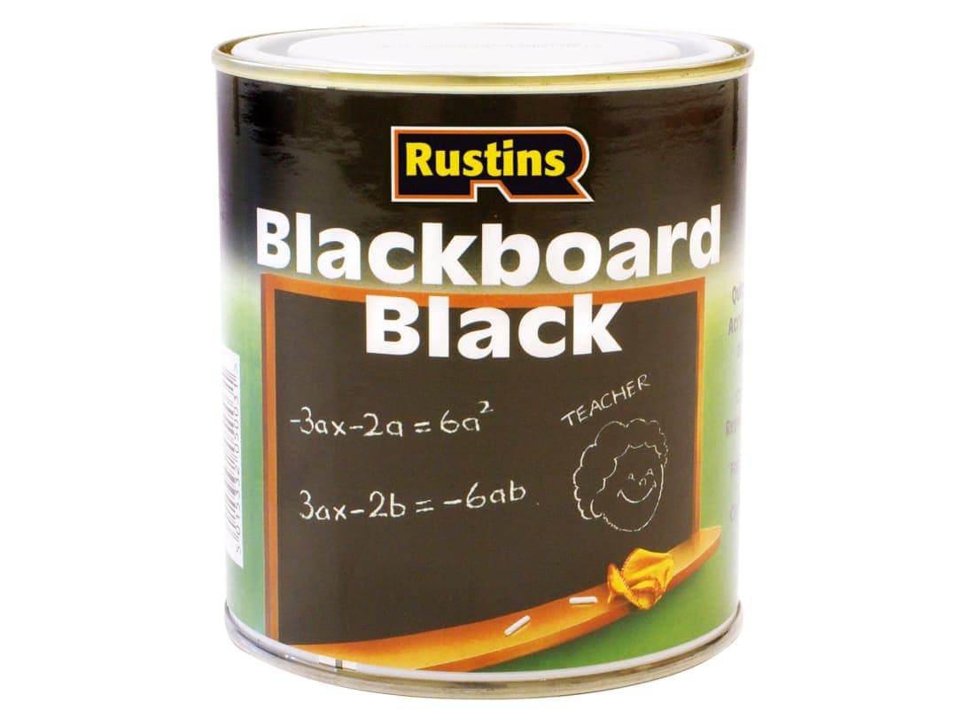 Rustins Quick Dry Blackboard Black 250ml BLAB250