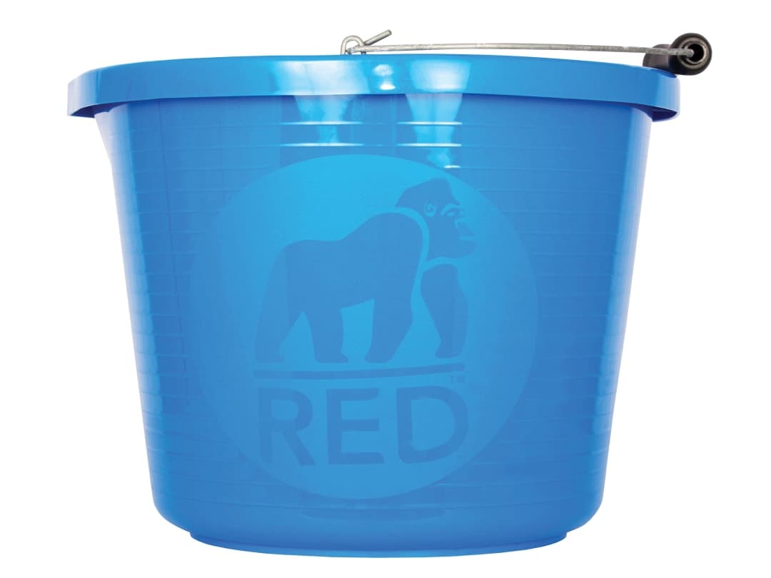 Red Gorilla Premium Bucket 14 litre (3 gallon) - Blue PRM/BL