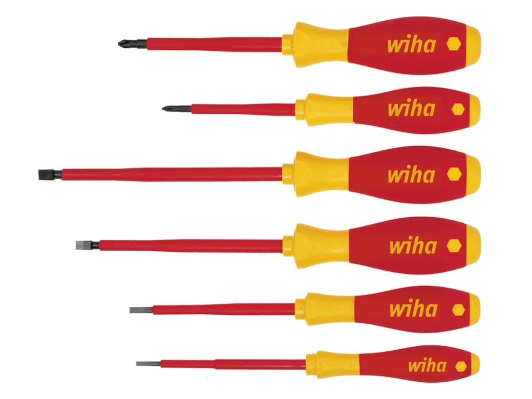 Wiha SoftFinish® electric SL/PH Screwdriver Set, 6 Piece 00833