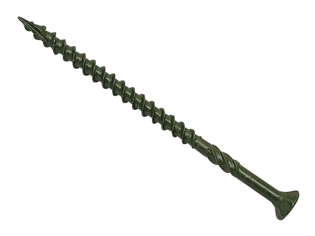 ForgeFix Spectre™ Advanced Deck PZ Compatible Screw CSK Green 5.0 x 100mm Box 100 SPEDS5100G