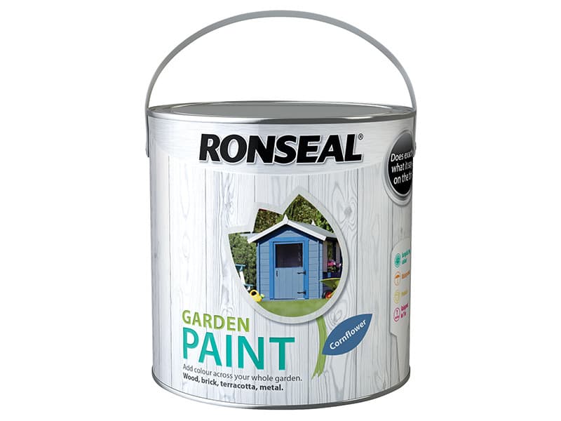 Ronseal 37423 Garden Paint Cornflower 2.5 Litre