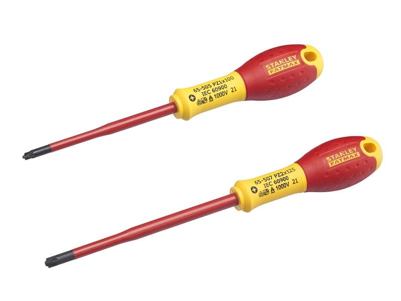 Stanley® FMHT0-62649 Fatmax® Vde Insulated Borneo Pz Scewdriver Set 2 Piece