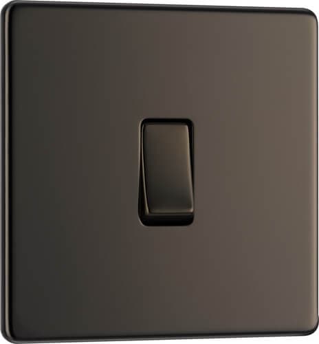 Evolve Black Chrome (Black) Double Switched 13A Power Socket + Usb C 30W + Usb A (2.1A) PCDBC22UAC30B-01