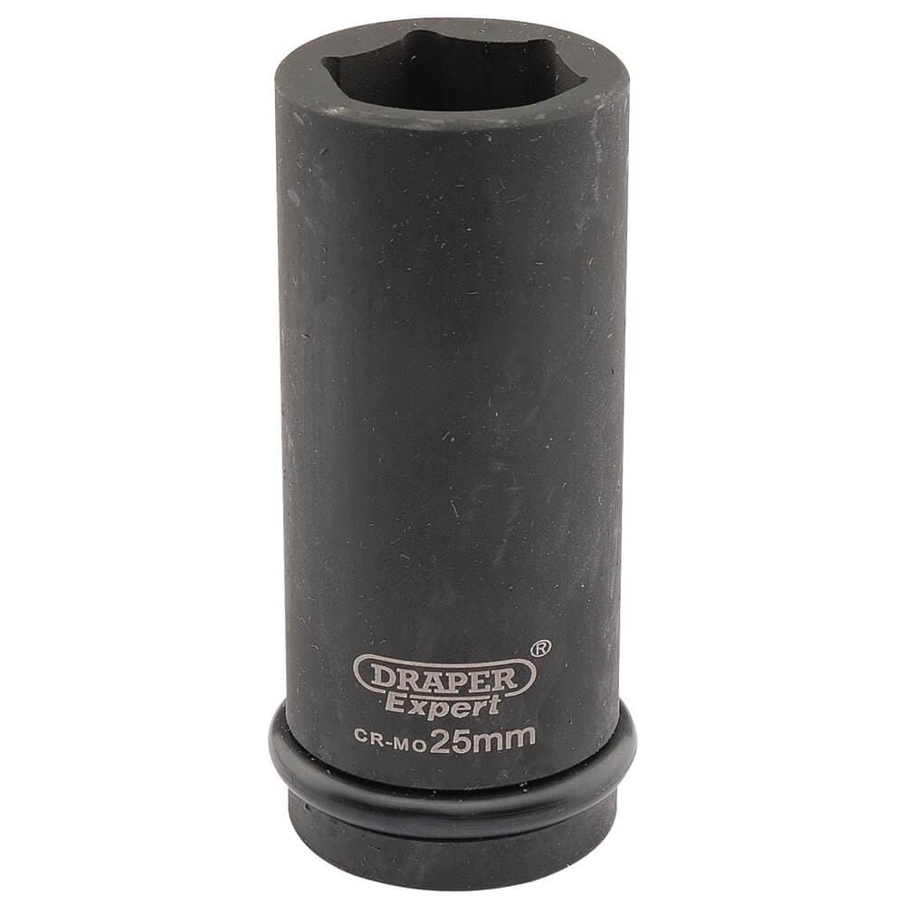 Draper Expert 05057 Expert Hi-Torq® 6 Point Deep Impact Socket 3/4in Sq. Dr. 25Mm each
